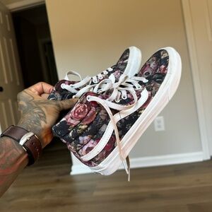 High Top Floral Vans